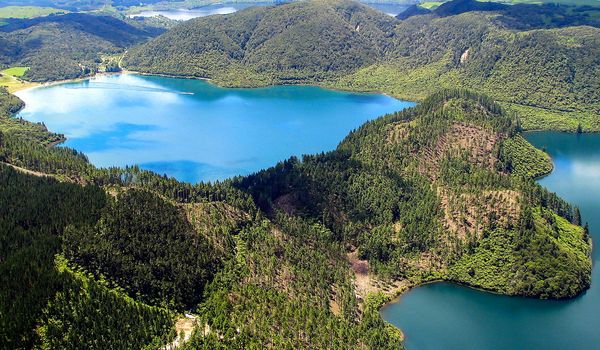 Blue and Green Lakes